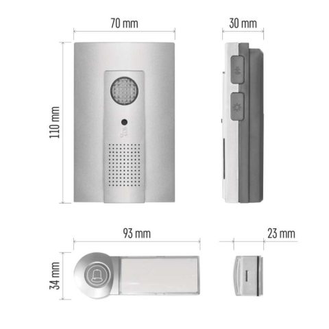 Wireless Doorbell 98105 [2]