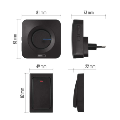 Wireless Doorbell P5729B [2]