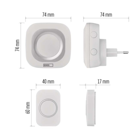 Wireless Doorbell P5733W [2]