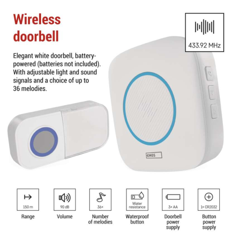 Wireless Doorbell P5736 [4]