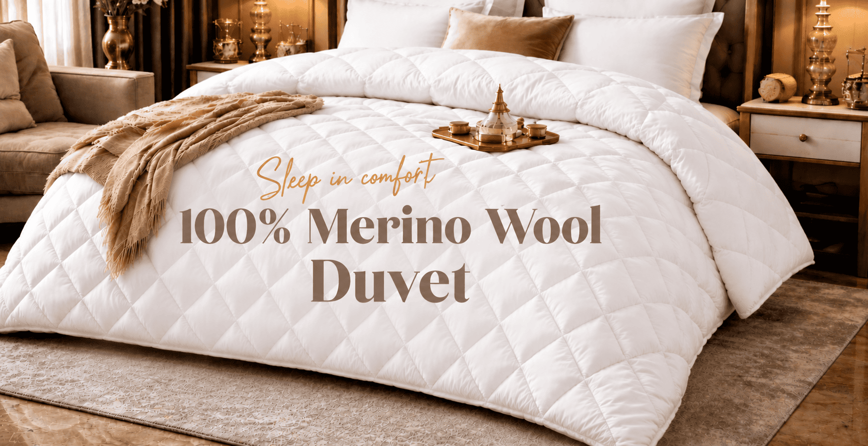 100% MERINO WOOL DUVET