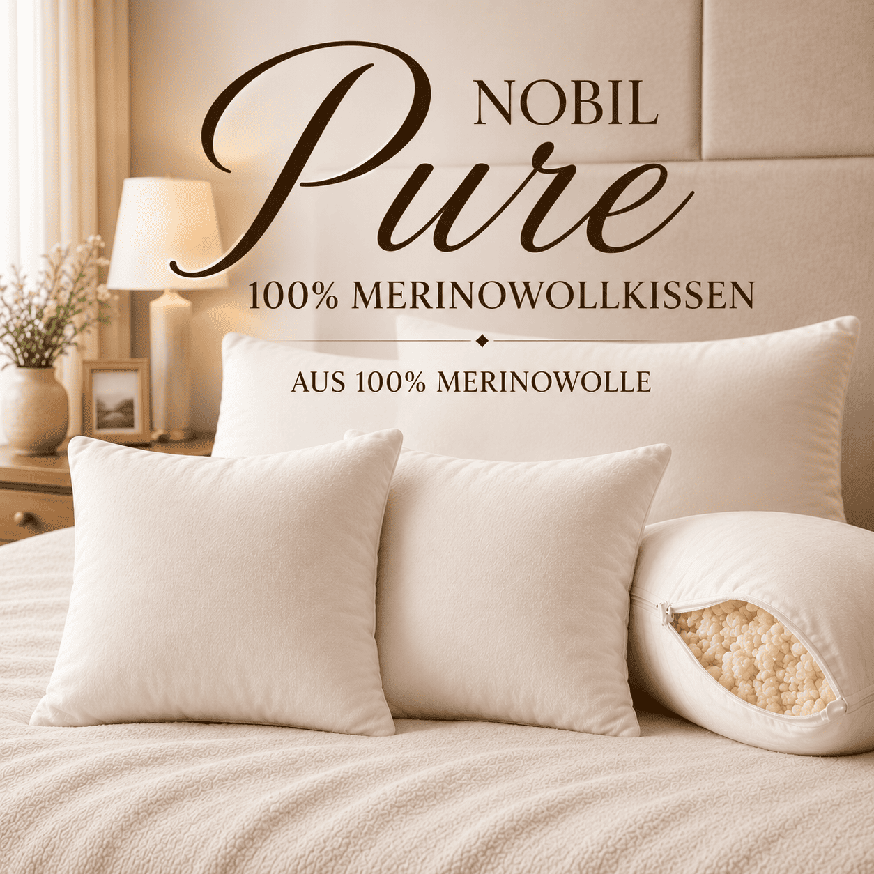 Merinowollkissen