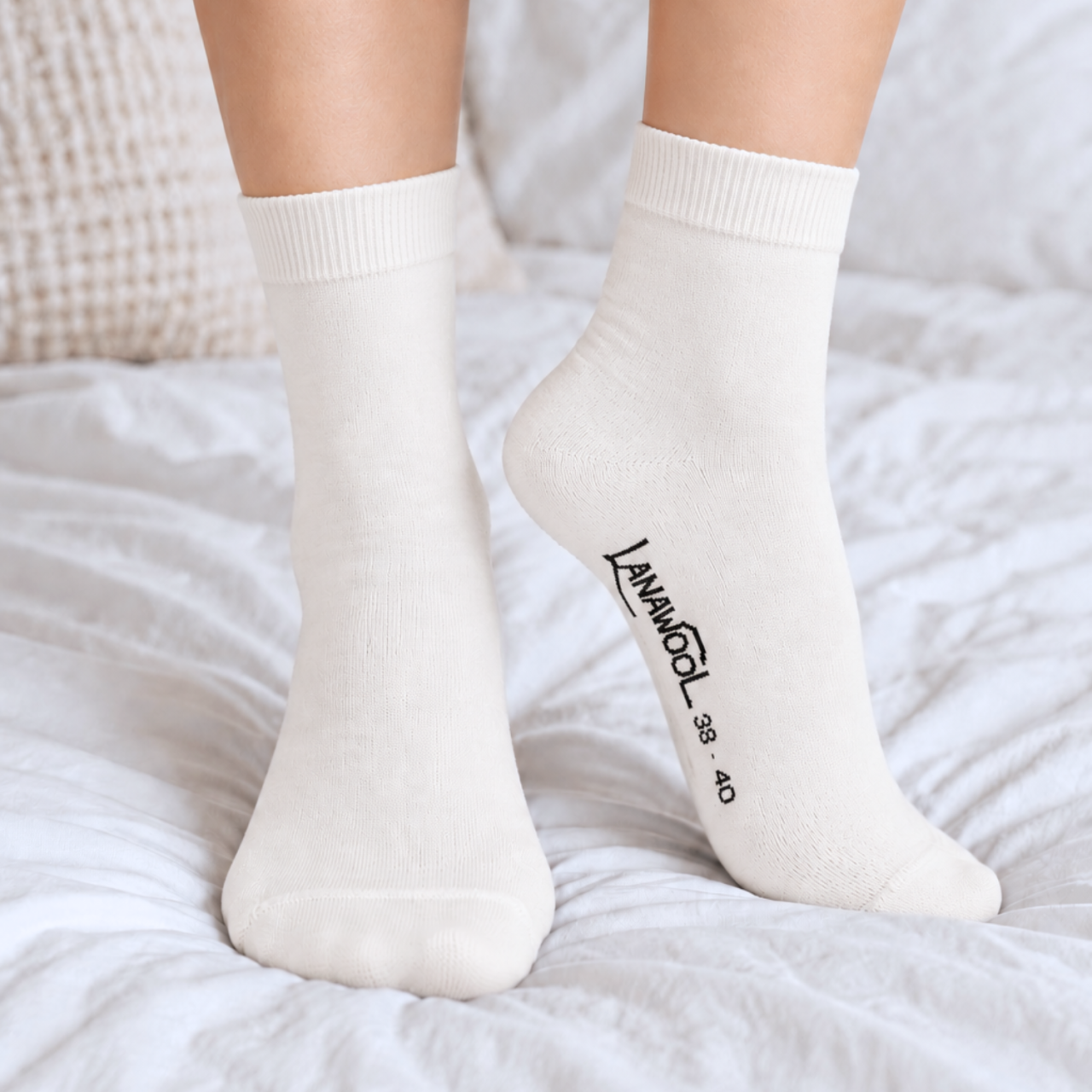 2-Paar-Set Merinowollsocken für Damen und Herren – Fein und Atmungsaktiv, Empfohlen zur Temperaturregulierung und Feuchtigkeitskontrolle [2]