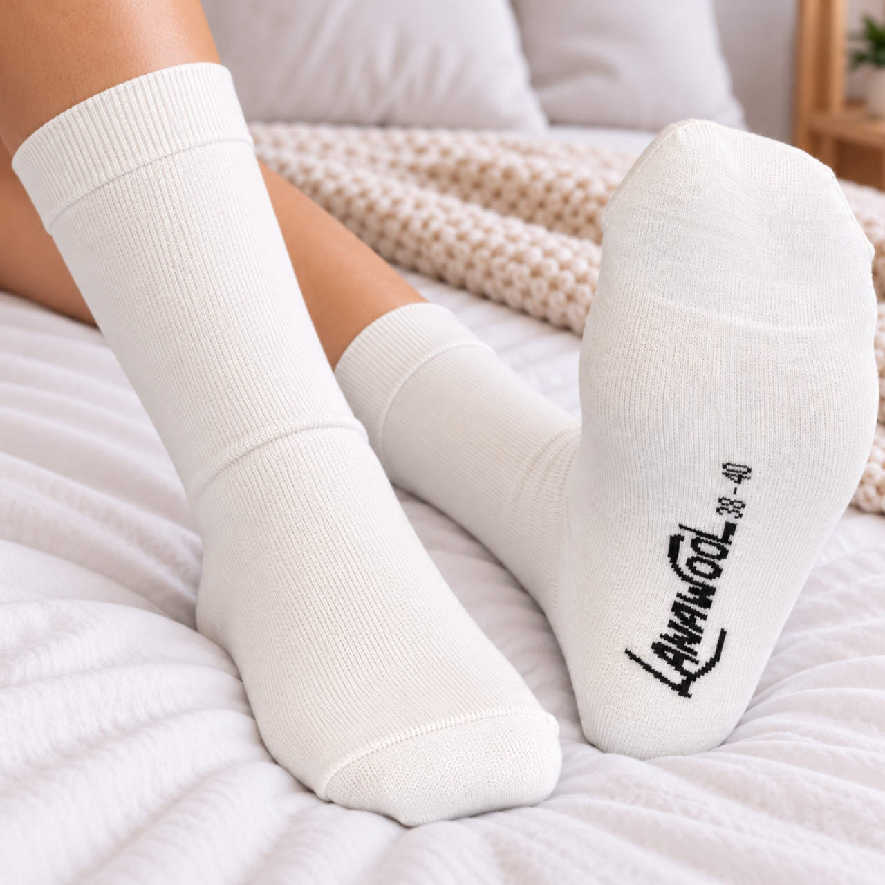 2-Paar-Set Merinowollsocken für Damen und Herren – Fein und Atmungsaktiv, Empfohlen zur Temperaturregulierung und Feuchtigkeitskontrolle [3]