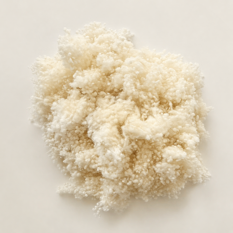 Lână Naturală - Lana Merinos Alba Pura Granulata (Bobite) Umplutura Perne- 26 Microni, Naturala, Spalata, Uscata la Soare