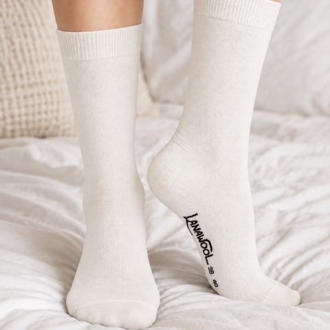 Sosete din Lână - 2-Paar-Set Merinowollsocken für Damen und Herren – Fein und Atmungsaktiv, Empfohlen zur Temperaturregulierung und Feuchtigkeitskontrolle