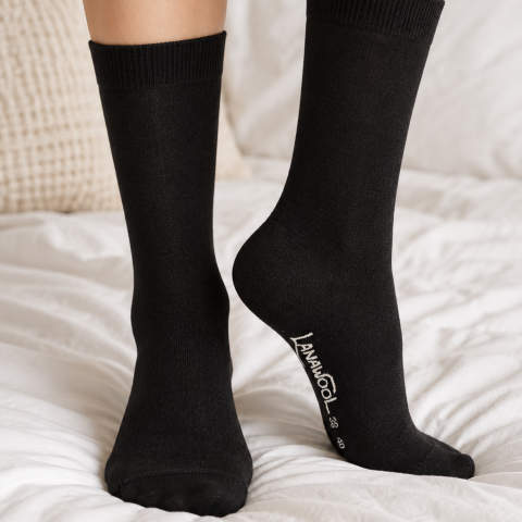 Sosete din Lână - 2-Paar-Set Merinowollsocken für Damen und Herren – Fein und Atmungsaktiv, Empfohlen zur Temperaturregulierung und Feuchtigkeitskontrolle