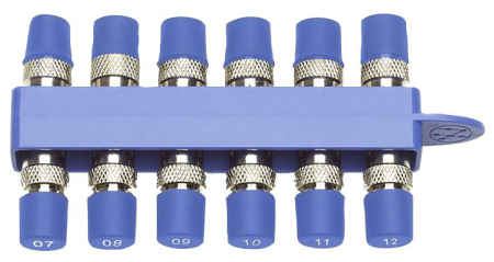 Testere Cablu si Fibra - 158053 - Kit de 12 x capete coaxiale pentru testare