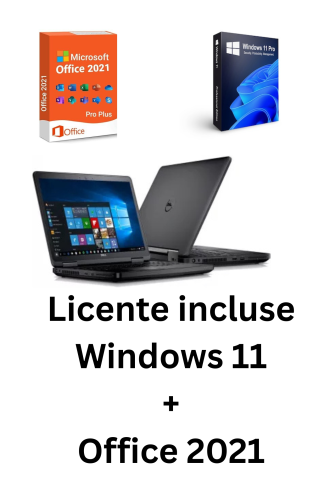 Laptop second hand - Laptop Office refurbished - Dell Latitude E5440 i5-4310u 2.0ghz ram 16gb ssd 250gb+hdd 500gb 14inchi+Windows 11 + Office 2021 baterie 4h+