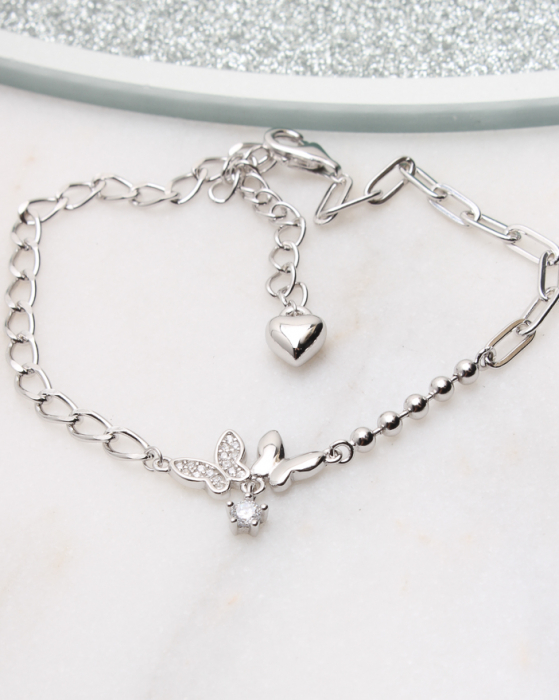 Bratara argint cu fluturasi, gr4 [1]