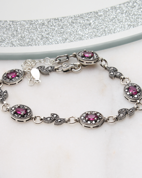 Bratara argint cu marcasite, gr6.6 [1]