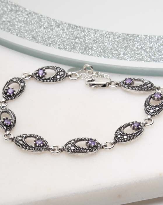 Bratara argint cu marcasite, gr8.4 [1]