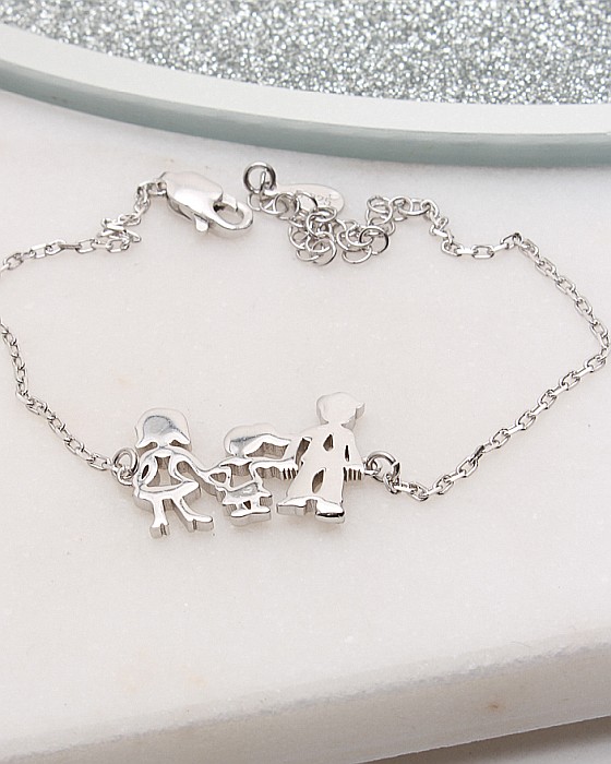 Bratara argint familia cod 5-51427, gr3.4 [1]