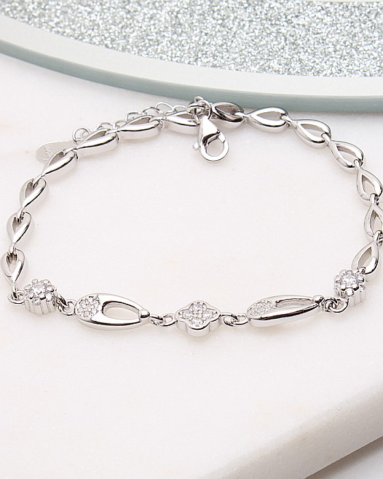 Bratara argint si cubic zirconia cod 5-50418, gr7.5 [1]