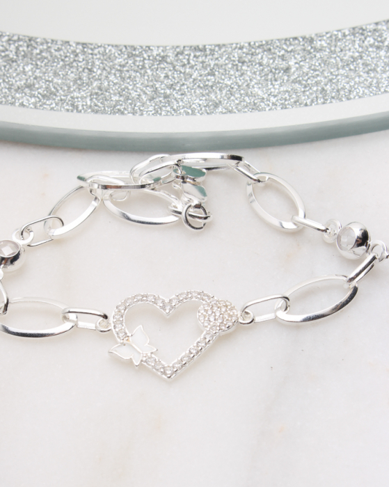 Bratara argint si cubic zirconia, gr6.2 [1]