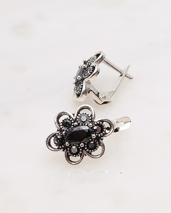 Cercei argint cu marcasite cod 2-48142, gr2.3 [1]