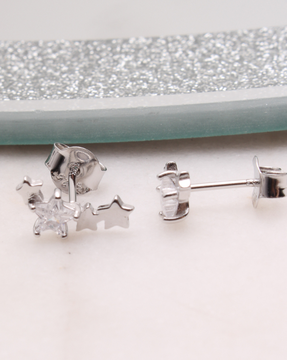 Cercei argint cu stelute, gr0.9 [1]