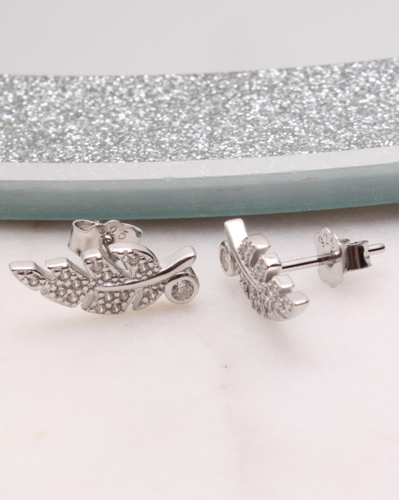 Cercei argint frunza, gr1.8 [1]