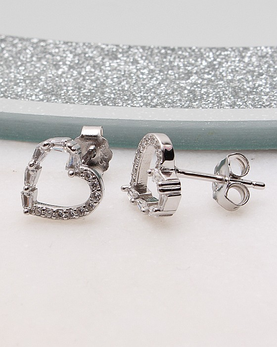 Cercei argint inima cod 2-51227, gr1.4 [1]