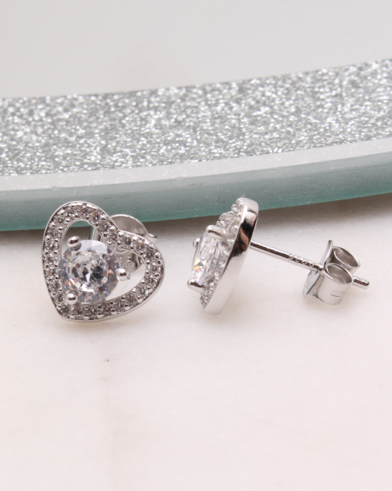Cercei argint inima, gr1.8 [1]
