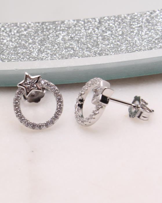 Cercei argint rotunzi, gr1.4 [1]