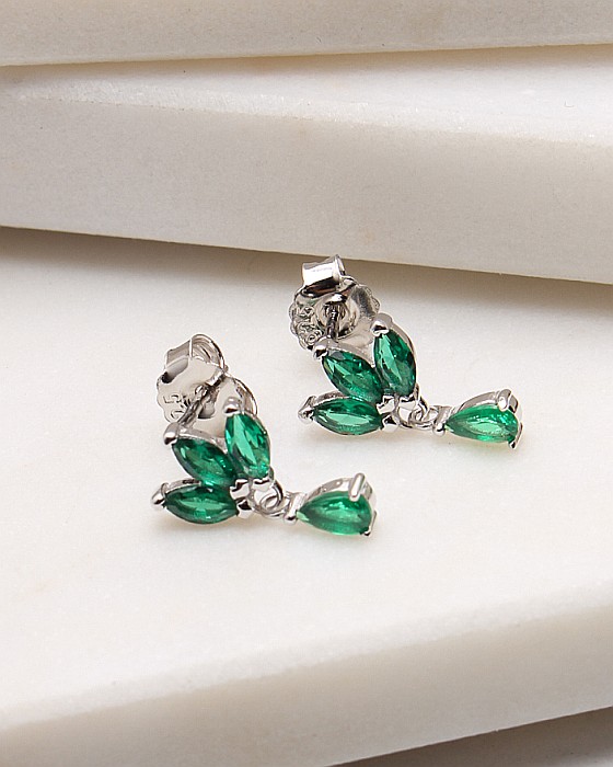 Cercei argint si cubic zirconia cod 2-49267, gr1.8 [1]