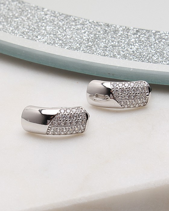 Cercei argint si cubic zirconia cod 2-50801, gr3.1 [1]
