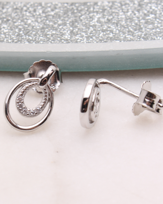 Cercei argint si cubic zirconia, gr1.3 [1]