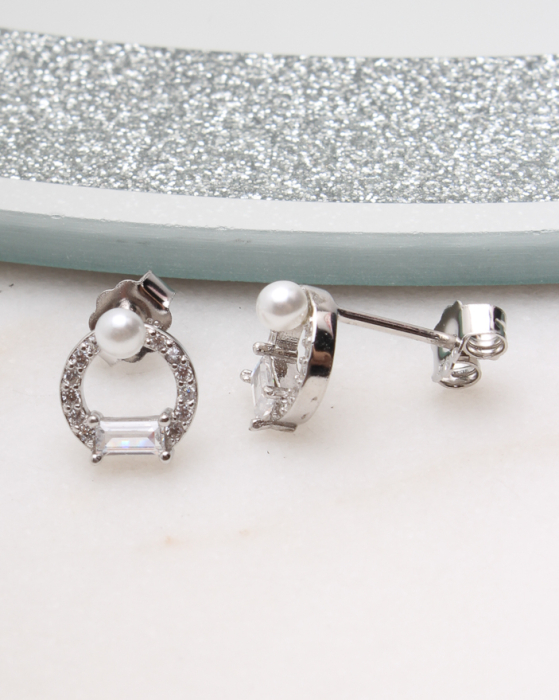 Cercei argint si cubic zirconia, gr1.3 [1]