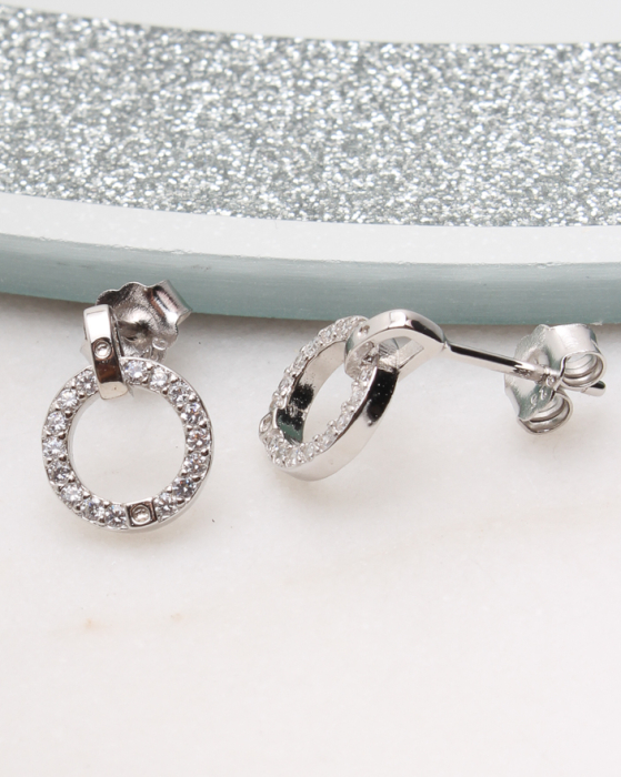Cercei argint si cubic zirconia, gr1.5 [1]