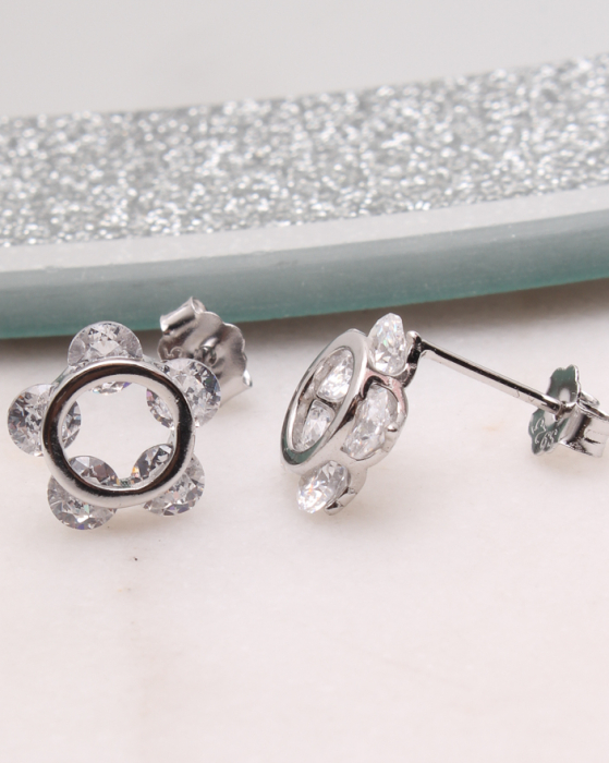 Cercei argint si cubic zirconia, gr1.6 [1]