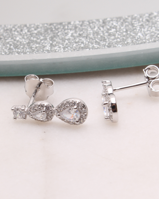 Cercei argint si cubic zirconia, gr1.9 [1]