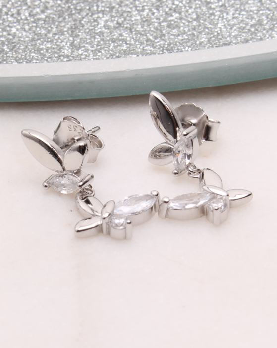 Cercei argint si cubic zirconia, gr3 [1]