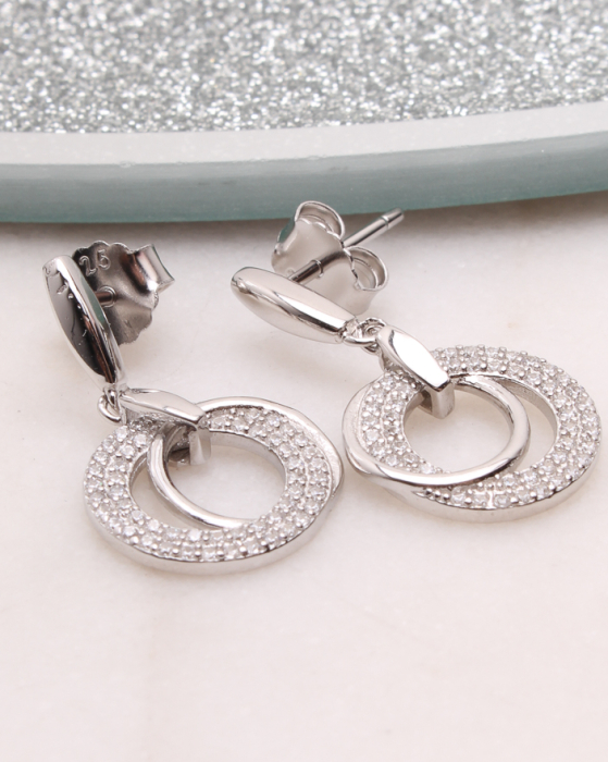 Cercei argint si cubic zirconia, gr3.3 [1]