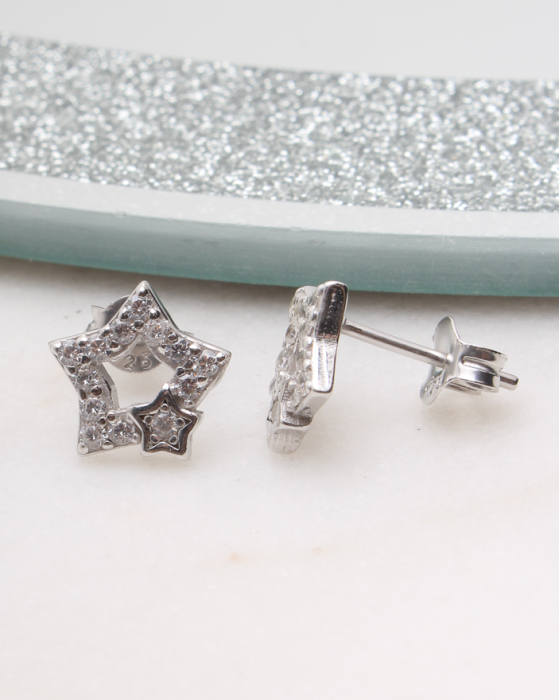 Cercei argint steluta, gr1.7 [1]