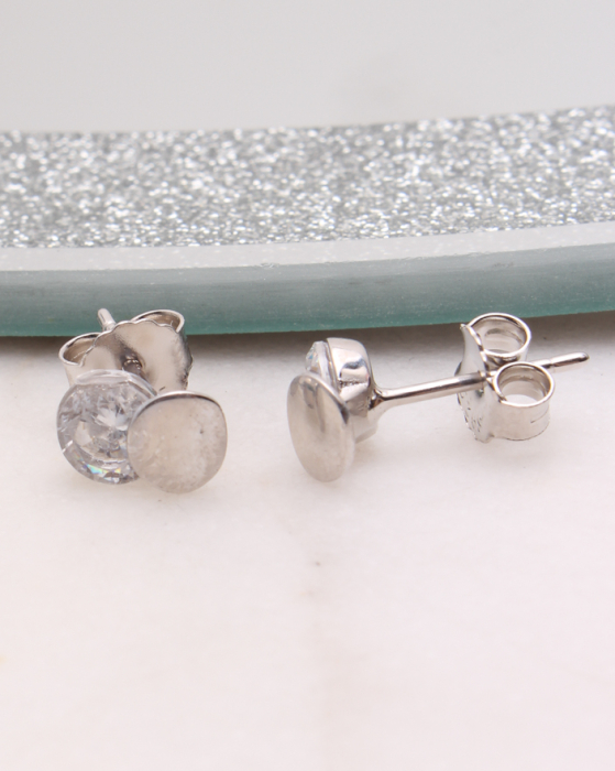 Cercei argint trifoi, gr1.6 [1]