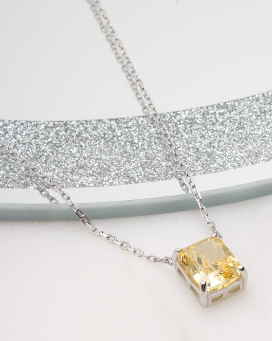 Colier argint si cubic zirconia, gr3.5 [1]