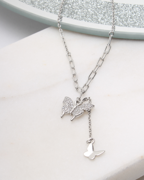 Colier argint si cubic zirconia, gr4.2 [1]