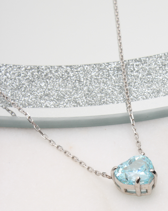 Colier argint si cubic zirconia, gr4.9 [1]