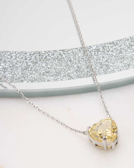 Colier argint si cubic zirconia, gr4.9 [1]