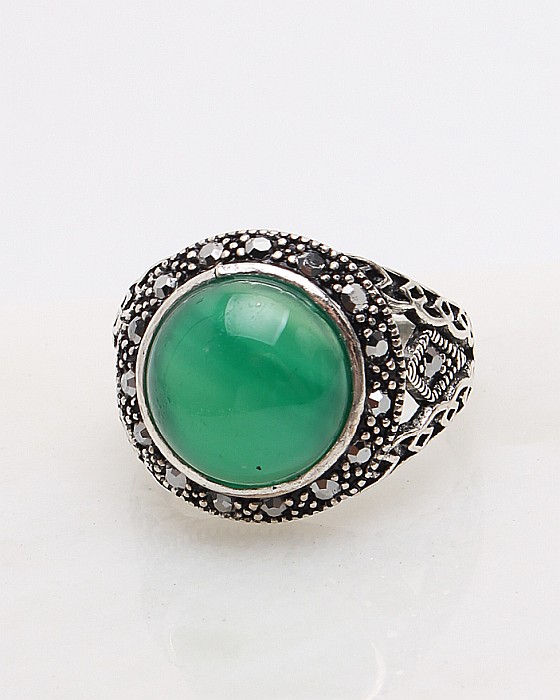 Inel argint cu marcasite cod 1-47712, gr5.5 [1]