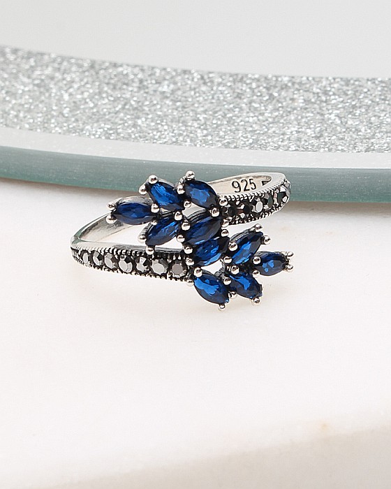 Inel argint cu marcasite cod 1-50088, gr1.9 [1]