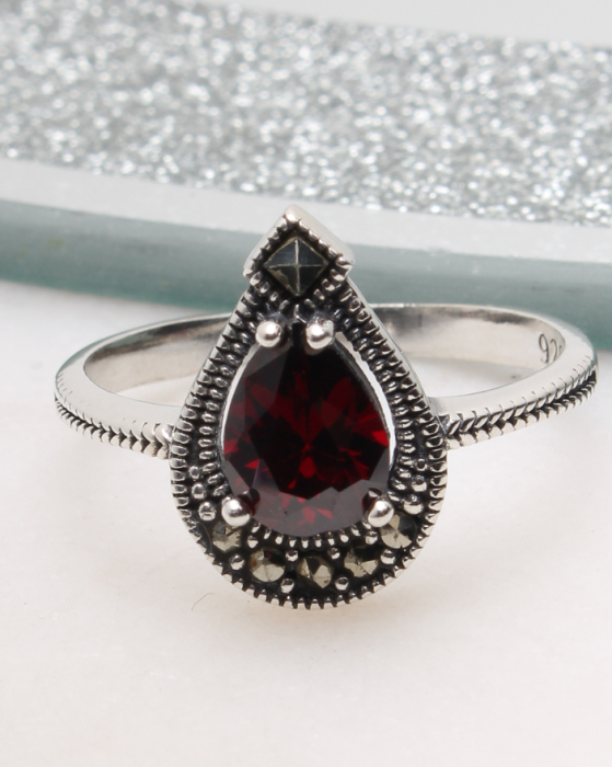 Inel argint cu marcasite, gr2.6 [1]
