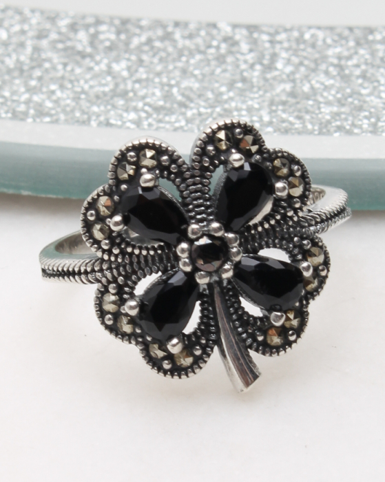 Inel argint cu marcasite, gr3.7 [1]