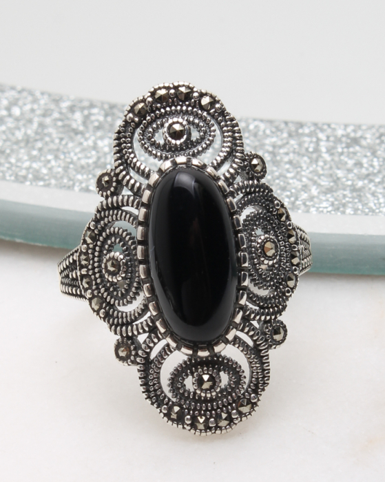 Inel argint cu marcasite, gr5.1 [1]