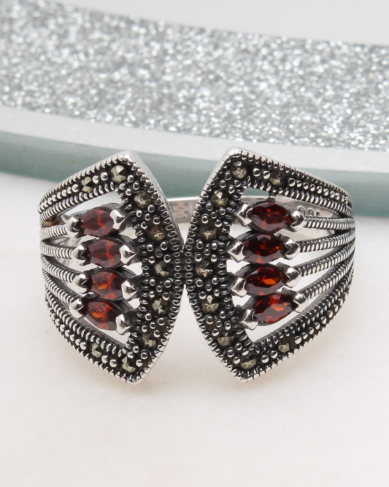 Inel argint cu marcasite, gr5.1 [1]