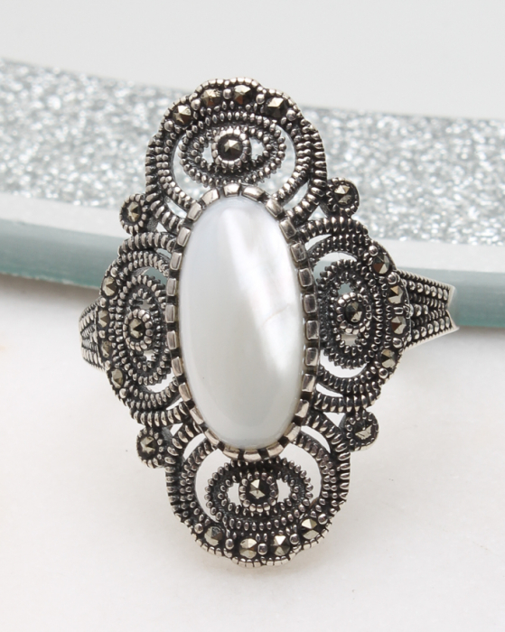 Inel argint cu marcasite, gr5.1 [1]