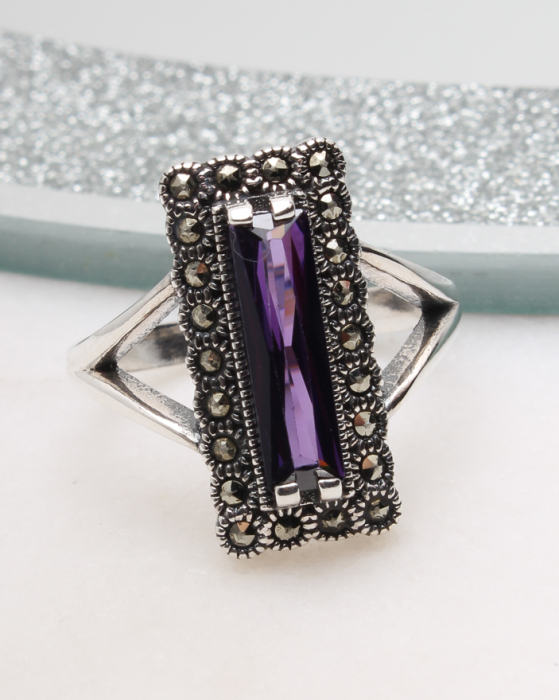 Inel argint cu marcasite, gr5.1 [1]