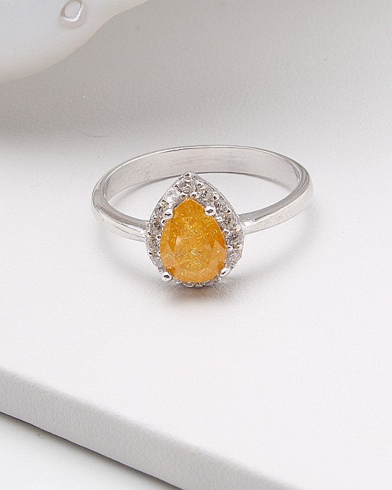 Inel argint cu piatra lacrima cod 1-45415, gr2.6 [1]