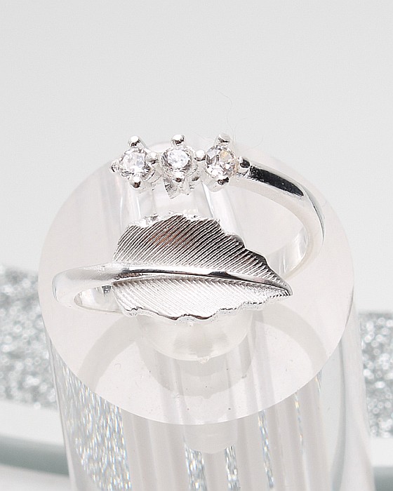 Inel argint frunza cod 1-51306, gr2.6 [1]